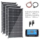MDYHY 800w Monocrystalline Solar Panel Kit, High Efficiency Pv Modules for Outdoor Residential, Camping, Yachts, Caravans, Motorhomes and Other Off-Grid Applications. (18v),4x300W