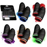 RISOKA 10 Pieces Gaming Finger Sleeves - Perfect Touchscreen Glide - Thumb Sleeve for Mobile Games - Dedales Gamer Profesionales - Phone Accessories