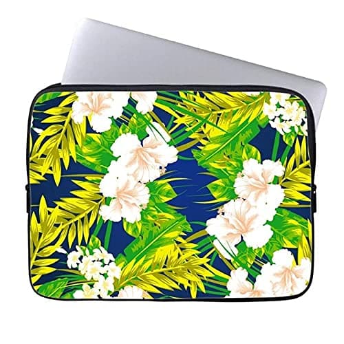 Coverfull SLVC08-SHOK-101-MIM5 8" Laptop Tablet Case, Tropical Flower, Blue