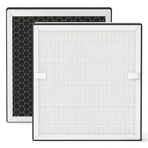 AP2410 Replacement Filter Compatible with DBFIT AP2410 Air Purifier, 2-in-1 HEPA & Activated Carbon Filter, 2 Pack