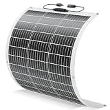 Flexible Solar Panel, 100W, 12V, Monocrystalline Silicon, 260° Bendable, Portable, Ideal for Boats, RVs, Trailers, Cabins, Vans, Cars, and Uneven Surfaces