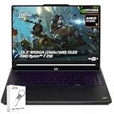 Lenovo Legion 5a 15.3 OLED WQXGA 165HZ Gaming Laptop, AMD Ryzen 7 250 8-Core, NVIDIA GeForce RTX 5060, Backlit KB, WiFi7, Win11, Eclipse Black, (64GB RAM 4TB SSD), w/2TB USB Drive, W/GaLiMu