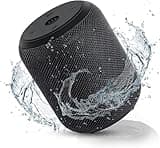 NOTABRICK Bluetooth Speakers, 15W Portable Speakers Bluetooth Wireless V5.0 with Stereo Sound, Active Extra Bass, IPX6 Waterproof Shower Speaker, Double Pairing, for Party, Home Theater, Game Theater