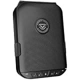 VAULTEK LifePod 20 Full-Size Lockable Weatherproof Case with Built-in Lock, Steel Security Cable, & TSA Handgun Case or Car Safe, Portable Travel Pistol Safe/Covert Black
