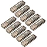 INLAND Micro Center Superspeed 10 Pack 32GB USB 3.0/USB3.1 Gen1 Flash Drive Gum Size Memory Stick Thumb Drive Data Storage Jump Drive, 10X Faster Than USB 2.0 USB Drives (32G 10-Pack)