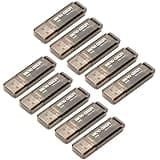 INLAND Micro Center Superspeed 10 Pack 32GB USB 3.0/USB3.1 Gen1 Flash Drive Gum Size Memory Stick Thumb Drive Data Storage Jump Drive, 10X Faster Than USB 2.0 USB Drives (32G 10-Pack)