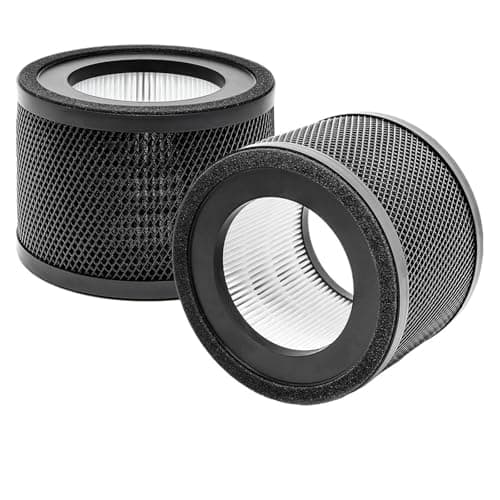 2-pack Replacement Filters, Compatible For TaoTronics TT-AP001, Air Purifier H13 Activated Carbon Filters