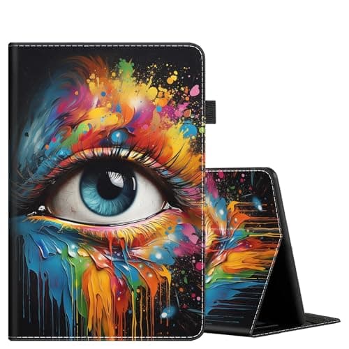 Case for All-New Kindle Paperwhite 12th Gen 2024 (7") & Kindle Colorsoft Signature Edition (7"), Multi-Angle Smart Stand Cover Auto Sleep/Wake, Colored Glasses