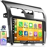 8Core 4GB+64GB Car Radio for Nissan Altima 2013-2019, 10 Inch IPS Touch Screen Altima Car Stereo with Wireless Carplay/Android Auto, DSP, Bluetooth, Built-in GPS, FM Radio+ Backup Camera