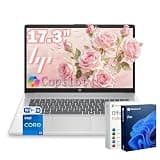 xtredura Customized HP 17.3" Laptop Computer, Intel 13th 8-Core i3-N305, 32GB/16GB RAM, 2TB/1TB/512GB PCI-E SSD, Windows 11 Pro, Free Lifetime MS Office • Copilot AI, 10-Key Number Pad, Natural Silver