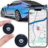 GPS Tracker for Vehicles,GPS Tracker Device for Vehicles No Subscription No Monthly Fee Portable Tracking GPS Tracker for Car Kids Dogs Trucks Magnetic GPS Tracking Device