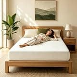 6 Inch White Full Foam Mattress, No Fiberglass, Non-Hazardous Foam Core