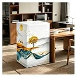 Customised Safe Dust Cover for Security Cabinet, Dust&Water Proof Safe Covers with Pull Open Zipper, Chinese-Style Furniture Dustproof Covers(B,55x45x80cm/22x18x31in)
