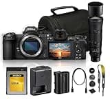 Nikon Z7 II Mirrorless Camera with NIKKOR Z 180-600mm f/5.6-6.3 VR Lens Bundle, 45.7MP Full Frame Digital Camera, 4K60 Video, Dual EXPEED 6, 493-Point AF + 120GB XQD Memory Card + Camera Bag
