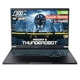 Thunderobot Radiant 16S R9 5060 300Hz Gaming Laptop, 16" QHD+ 2.5K, AMD Ryzen 9 7945HX, GeForce RTX 5060, up to 300Hz Hummingbird Display, 16GB DDR5, 1TB SSD, RGB Backlit KB, Wi-Fi 6, Win 11 Home