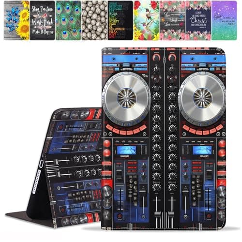 TBXOSTN Case for iPad Mini 7 (A17 Pro) 2024 & iPad Mini 6 2021, iPad Mini 7th/6th Generation 8.3 Inch Case, Premium PU Leather Stand Cover with Auto Wake Sleep, DJ Mixer Deck Controller