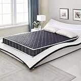 Twin Mattress Waterproof, 6 Inch Twin Mattress for Kids, Made in USA with Diamond-Quilted Breathable Fabric, Medium Firm Feel, Mattress in a Box, Navy Blue (Twin)