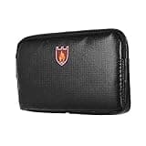 FTVOGUE Fireproof Bag, Silicone Portable Safe Organizer with Metal Zipper for Electronics, 700°F Fire and Water Safe for Valuables and Documents