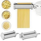 Instant Pot Pasta Maker Attachment for Instant Stand Mixer Pro, Includes Pasta Roller, Fettucine Cutter and Spaghetti Cutter Attachments