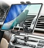 GDZN Car CD Slot Tablet Mount for 4.7"-13" iPad & Phone, Sturdy Metal Arm