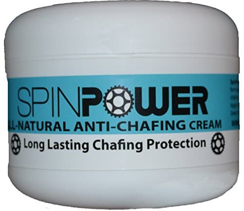 SpinPower All Natural Anti Chafing Chamois Cream - New & Improved Thicker Formulation, 8 ounce (240ml), Made in USA