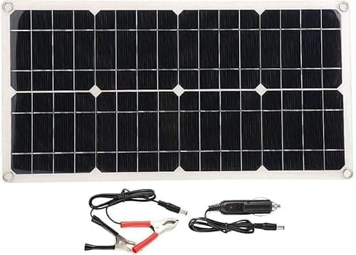 KZZAAO 500W 18V Solar Panel Portable Monocrystalline Solar Cell DIY Cable Waterproof Outdoor Car RV Rechargeable