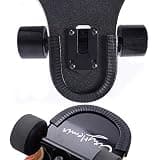 MAXPRO Skateboard Deck Protector, Longboard Edge Protection, Durable Rubber Cover with Excellent Grip - Nose and Tail Guard (Black)