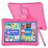 Contixo 10" Android Kids Tablet 32GB - Includes Exclusive Games and Educational Apps, Parental Controls, Kid-Proof Case with Kickstand & Stylus - Pink