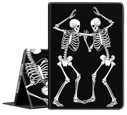 Case for iPad Air 11 Inch Case M2 2024, iPad Air 6th Gen Case/iPad Air 5th Gen 2022/Air 4th 2020 10.9 Inch, Slim Stand Protective Smart Cover Fit iPad Air, Day of The Dead Halloween Skeleton Dancing