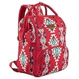 Montana West Wrangler Callie Diaper Bag Backpack with Stroller Straps Multifunction Baby Travel Bag WG2204-9110BDY