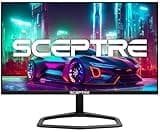 Sceptre New 24.5-inch Gaming Monitor 240+Hz 1ms DisplayPort x2 HDMI x2 100% sRGB AMD FreeSync Premium Build-in Speakers, Machine Black 2025 (E255B-FWD240 Series)