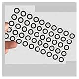 Inner 6mm Outer 10mm 3D Scanning Markers/Dots/Stickers, Reflective Film Positioning Points, for Industrial Consumer 3D Scanner 1000 Points for Complex Details