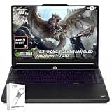 Lenovo Legion 5a 15.3" WQXGA OLED 165HZ Gaming Laptop, AMD Ryzen 7 250, 32GB RAM 2TB SSD, NVIDIA GeForce RTX 5060 8GB GDDR7, Wi-Fi7, Backlit KB, Win11, Eclipse Black, w/2TB USB Drive, W/GaLiMu