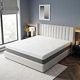 EVLIQUIL Queen Size Mattress, 12 Inch Copper Gel Cooling Memory Foam Mattresses in a Box, Medium Firm Support Colchón for Pressure Relief & Silent Sleep & Motion Isolation, CertiPUR-US Certified