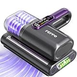 FEPPO Cordless Mattress Vacuum Cleaner, 18Kpa Bed Vacuum with 253.7nm UV-C Light, Ultrasonic, Dust Sensor & LED Display, 52800 BPM Handheld Vacuums for Bed, Sofa, Couch, Crib