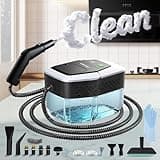 opbodqo Steam Cleaner for Home(True High Temperature257℉),3-Levels Adjustable Handle Steamer for Cleaning,1.9 Quart Steam Cleaner for Car,2500W Handheld Steam Cleaner,Clean Grease,Dirt,Tile Furniture