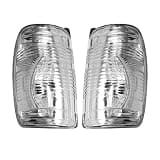 EATAKWARD 2 PCS Wing Mirror Left Driver & Right Passenger Side Turn Signal Light Indicator Lamp Lens Cover Replacement for Ford Transit T150 250 350 2015-2021 MK8 2014 Onwards Replace# 1847387 1847389