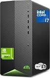 HP 2026 Desktop Tower Computer for Home Office Student, Intel i7-11700F 8-Core, 32GB DDR4 RAM, 1TB PCIe SSD, WiFi 6, Keyboard & Mouse, Windows 11 Home-Ready for Work, Business Family Use, Jet Black