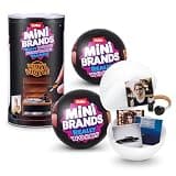 Mini Brands Really Works Vinyl Capsule Series 1 (2 Pack) by ZURU - 8 Playable Mini Vinyl Records & 2 Surprise Accessory, Mystery Blind Capsule, Katy Perry, Kendrick Lamar, Fall Out Boy, Chappell Roan