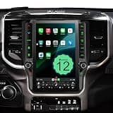 CRUIOLUT 8 Cores 6+128G Radio Upgrade,2019-2024 for Dodge Ram 1500 2500 3500 Truck Car Radio Upgrade,12.1 inch Vertical Touchscreen Support Wireless CarPlay Android Auto GPS Bluetooth FM SWC