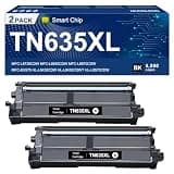 MUNGLENG TN635XL TN635XXL TN635 Toner Cartridges Compatible for Brother MFC-L8930CDW HL-L8430CDW MFC-EX575 MFC-L8730CDW MFC-L8970CDW HL-L8570CDW HL-L8430CDWT Printers (2 Pack,BK)