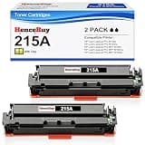 HenceBuy 215A Black Toner Cartridge with Chip High Yield Replacement for HP 215A W2310A Toner Cartridges Work with HP Color Pro MFP M182nw M183fw M182 M183 M155 Printer (Black, 2-Pack)