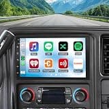 7 Inch Android 13 Car Stereo for 2004 05 2006 GMC Yukon, Double Din Radio with Wireless CarPlay & Android Auto, 2GB+32GB, GPS Navigation, Bluetooth, WiFi, SWC, Backup Camera