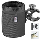 KEMIMOTO Motorcycle Cup Holder, Oxford Fabric Motorcycle Drink Holder with 0.6"-1.5" Alligator Clamp, Universal Water Bottle Cup Accessories for Bike, ATV/UTV, Scooter, Boat, Walker