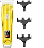 WTYBRMYO Mens Hair Clipper Professional Trimmer Cordless Barber Cutting Machine Digital Display Haircut for Men