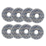 Compatible for ECOVACS,X1 X2,Compatible for Omni, T30 Pro T10 T20 T30s Robot Vacuum Cleaner Mop Cloth Compatible Accessories Parts(8PCS)