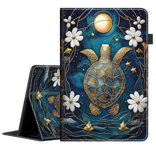 Case for 6" Kindle Paperwhite 5th/6th/7th/10th Gen (2012-2018 Release, Model EY21 / DP75SDI / PQ94WIF), Multi-Angle Stand Smart Cover Shockproof Auto Sleep/Wake, Starry Night Turtle