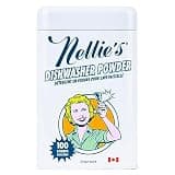 Nellie's Dishwasher Powder - Tough on Food Residue, Plant-Based Ingredients, Spotless Clean, High-Efficiency Dishwashing Solution - 100 Scoop Tin - (Made in Canada)