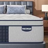 QMDJECKERO Twin Size Mattress, 10 Inch Hybrid Mattress in a Box with Targeted Spinal Support, Breathable Pocket Springs - CertiPUR-US, Fiberglass-Free