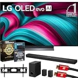 LG 55 Inch C5 Series OLED evo 4K UHD webOS TV (2025) OLED55C5PUA Bundle with S90TR Soundbar, 26 Month Protection Pack, Deco TV Wall Mount, 2X HDMI Cable and Deco Gear Home Theater Beginner's Guide